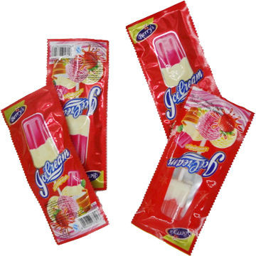 Small Yogurt Covered Ice Cream Lollipop / Hard Candies With Multi Fruit Flavor