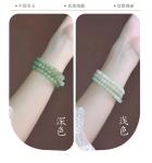 Fashion Jewelry Natural Healing Crystal Green Jade 10mm Bracelets Beaded