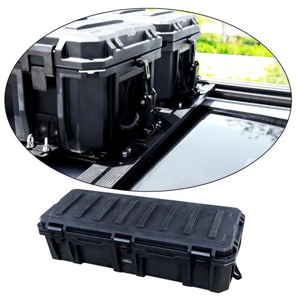 110L Capacity Hard Shell Car Rooftop Luggage Storage Case Box for Heavy Duty