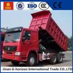 371hp Lhd Rhd Sinotruk Howo 6*4 Heavy Duty Dump Truck Tipper White Red