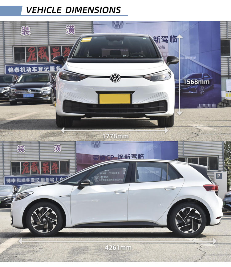 100% Electric EV Cars 160km/H Long Range Rechargeable Vehicle