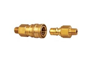 Quality Yellow Brass Quick Connector -20℃-120℃ Temperature Resistance wholesale