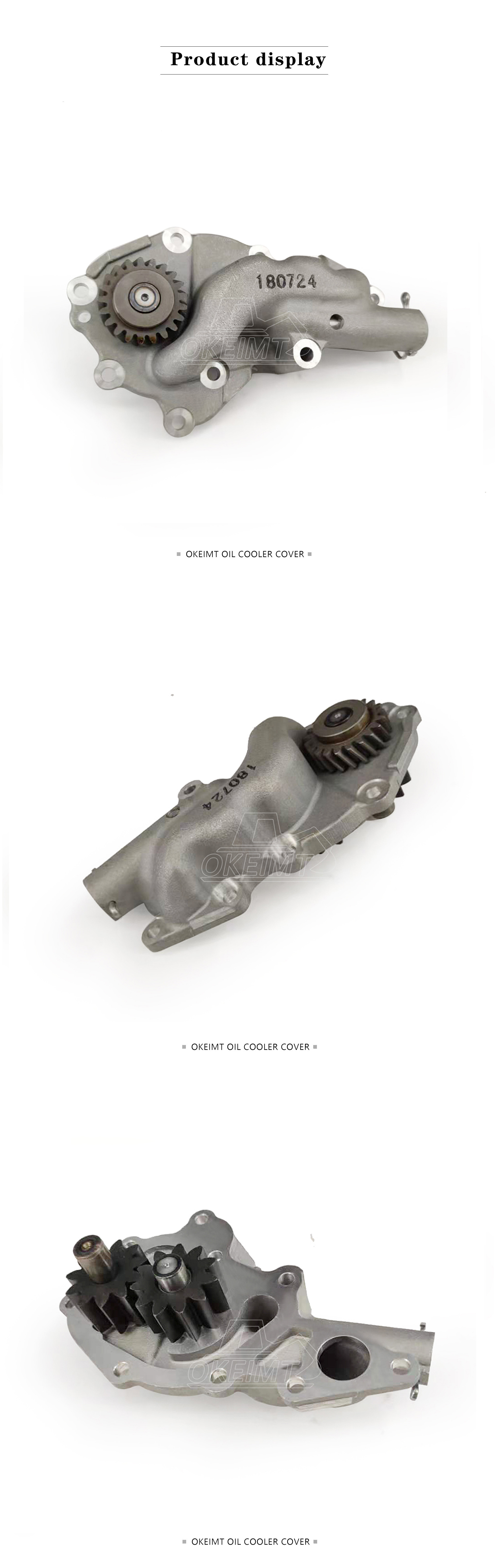 J05E Diesel Engine Excavator Oil Pump Komatsu Oil Pump 15110-2160