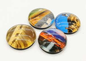 Quality Eco Friendly Round Refrigerator Magnets 40mm / 50mm Exclusive Artwork Design wholesale