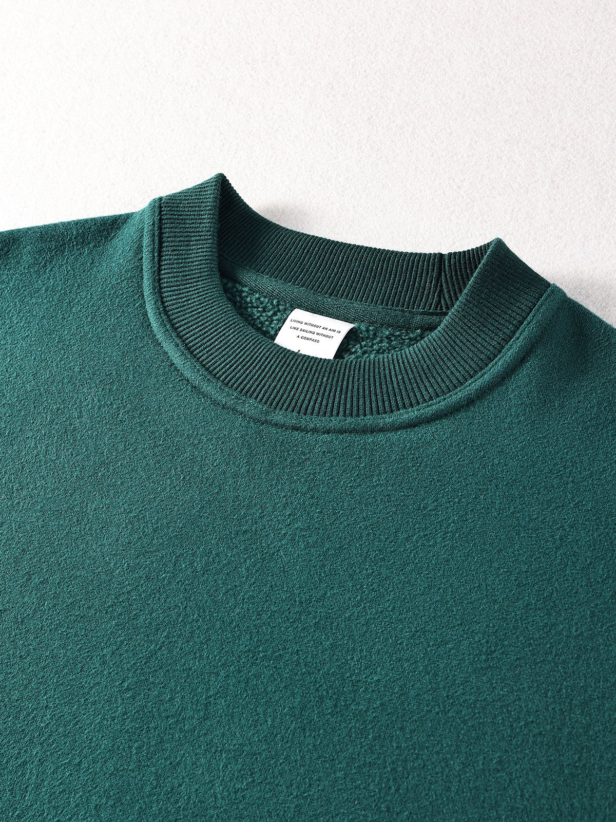 Premium Cut and Sew Oversized Blanket Crew Neck Heavyweight Felpa Essentials Vintage Sweatshirt Men Hoodies