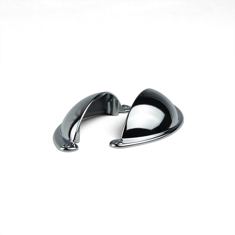 Antique Silver Zinc Alloy Shell Aluminium Furniture Handles 104mm For Cabinet