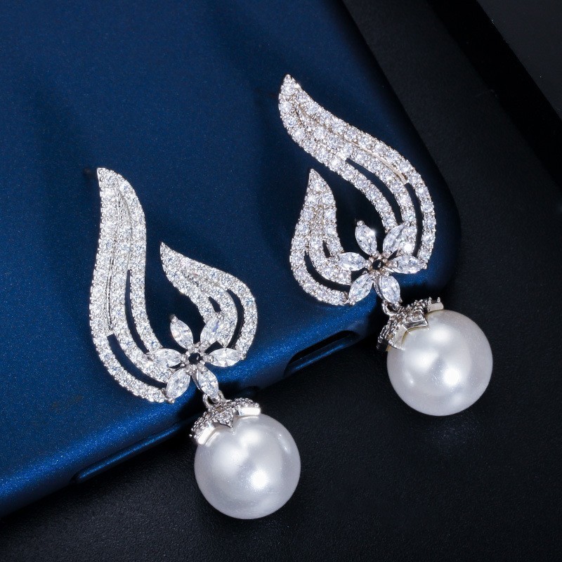 Fashion Colors AAA CZ Hoop Earrings For Women Silver Color Crystal Girl Hoops Earring Jewelry Gift Wholesale