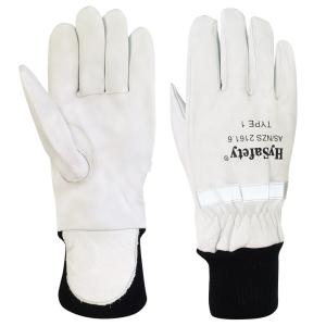 Quality AS / NZS 2161 SAI Heat Resistance Firefighter Gloves Washable Eco Friendly Wristlet wholesale