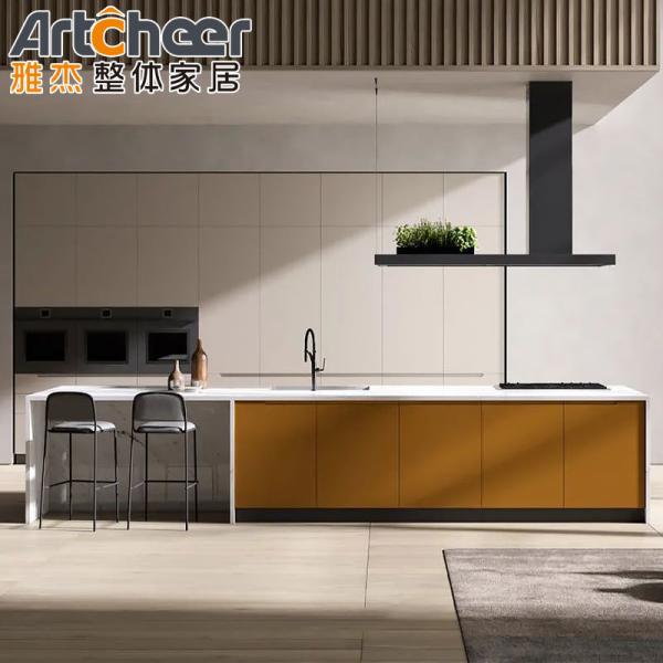 Modern Stylish Kitchen Cabinet with Plywood Carcase and Technology Mini Model