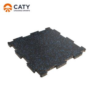Quality Waterproof Fitness Rubber Flooring Tiles Interlocking Shockproof Nontoxic wholesale