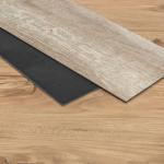 Anti Slip LVT Wood Plank , Luxury Vinyl Sheet Flooring 3D Printed For Shopping