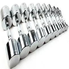 Quality Stackable Stainless Steel Dumbbells 10 Lb 20kg 30kg 40kg wholesale