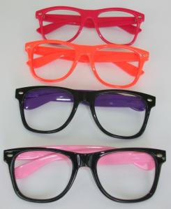 Quality Strong Diffraction Effect Clear Fireworks Flip UP Rainbow Glasses wholesale