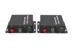 Television Video Multiplexer TVI / CVI / AHD Fiber Converter RS485 / RS232 /