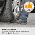 Euro 37-47 Men Work Boots Steel Toe Waterproof Safety Shoes Work Boots