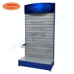 Portable Metal Slatwall Stand Cellphone Accessory Display Rack Slat Wall