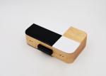 Natural Black White Acrylic Wooden Clutch Bag With Snake Shape Chain