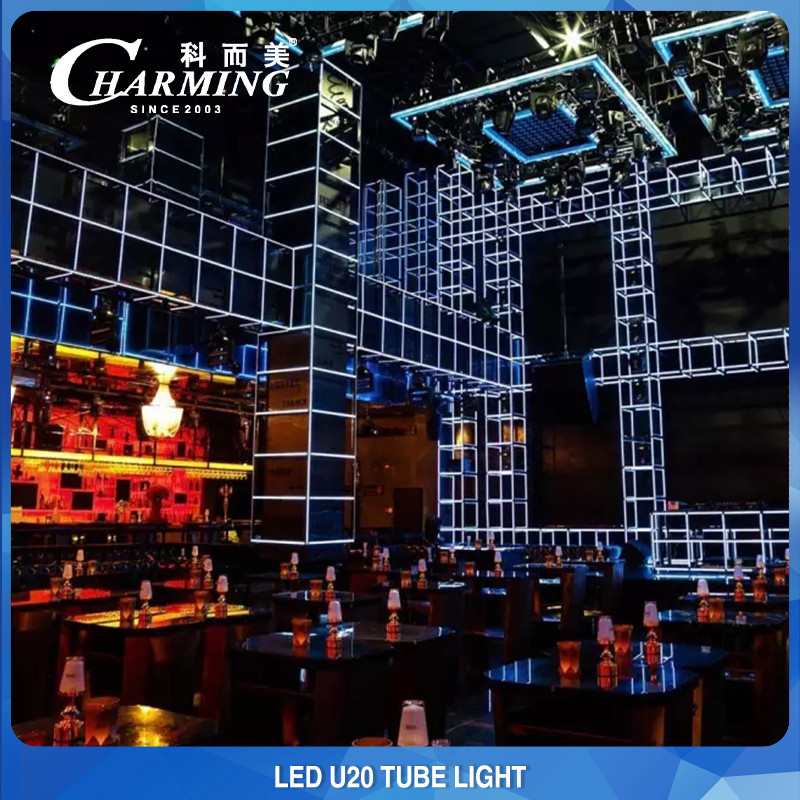Cabling Design U20 LED Strip Light Waterproof For Outdoor Building Facade
