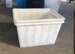 Straight-Sided Industrial Laundry Bins On Wheels 450 Litre Polyethylene Roto