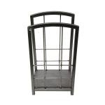 Sliver Standing Indoor Stainless Steel Firewood Rack/Fireplace Parts/Stove