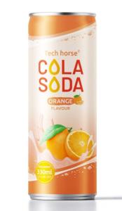 Quality Soda Drink OEM Beverage Orange Flavour Cola Drink Canning Service wholesale
