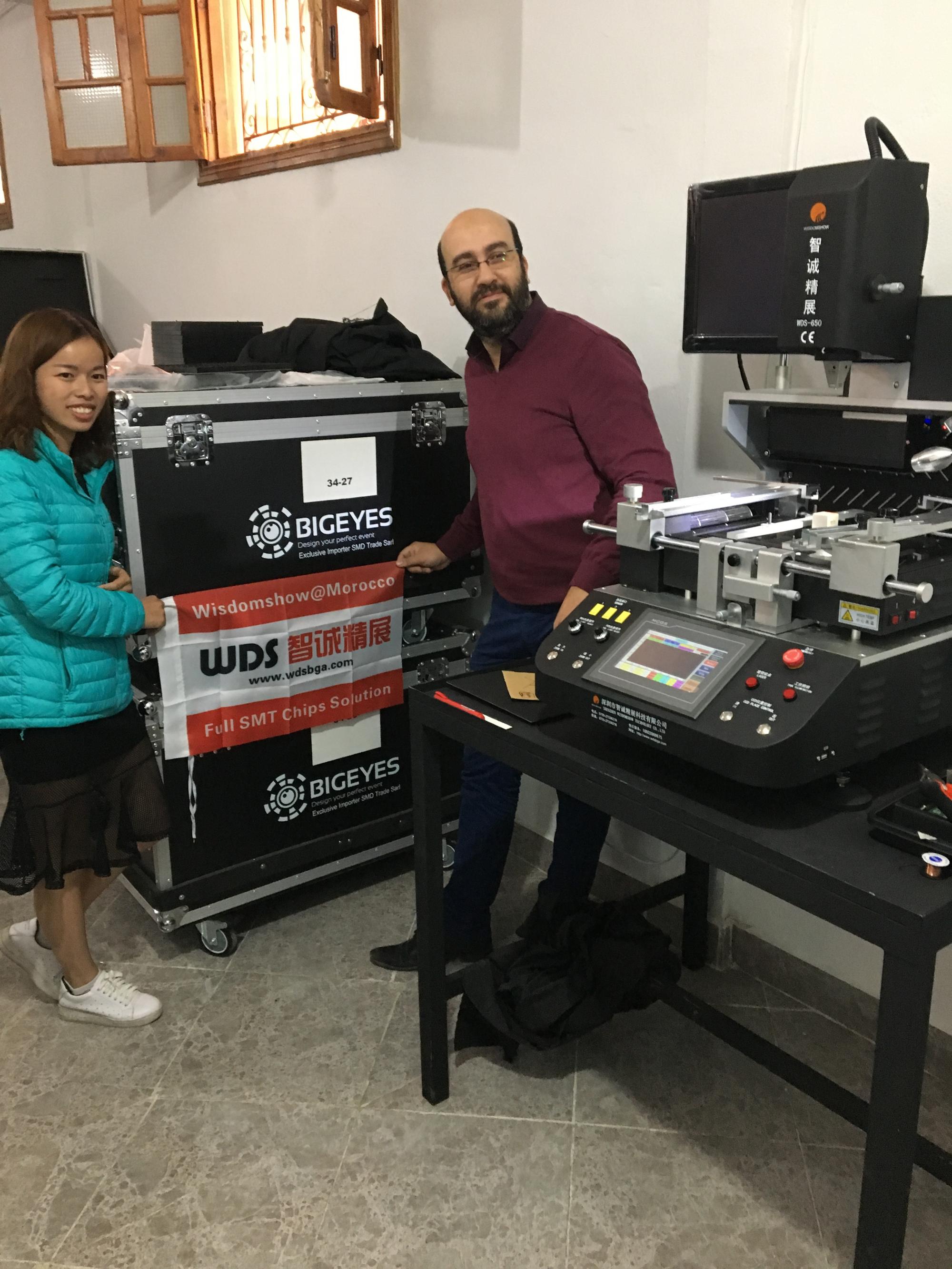WISDOMSHOW CE BGA Chip Replacement Machine 2600W High Precision
