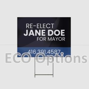 Quality Customized Durable PP Corrugated Plastic Yard Sign Recyclable Eco Friendly wholesale