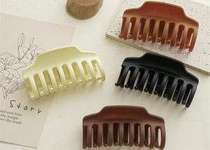 Quality Instagram resin pure color women hair clip accessories Shark Bobby Pin 2022 new feminine matte grips OEM logo wholesale