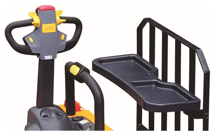 Adjustable Speed Riding Pallet Jack , Ride On Pallet Jack Forklift With Handle