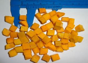 Quality Individually Quick Frozen Peeled Sweet Pumpkin Dices wholesale