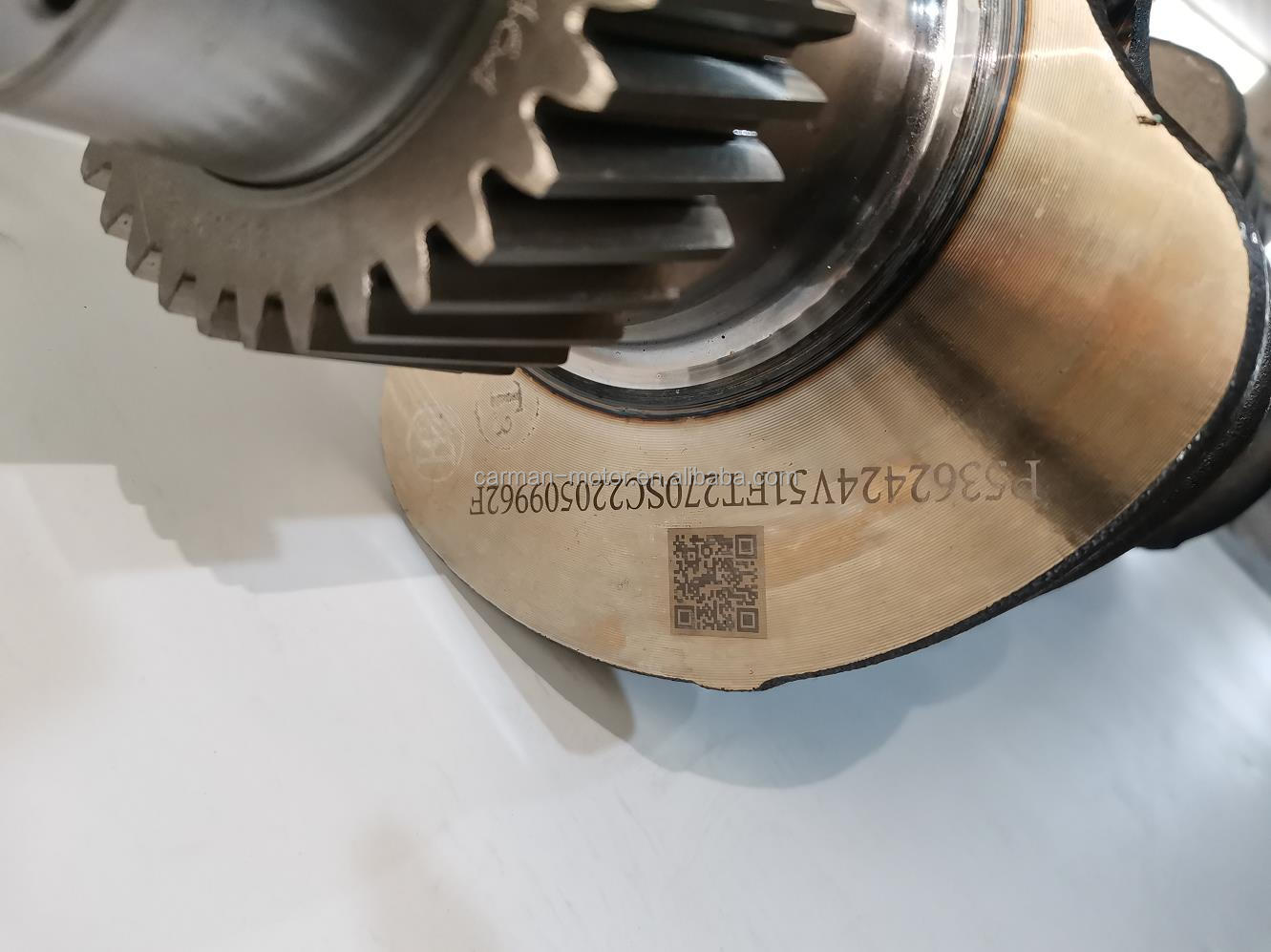 SINOTRUK CNHTC Cummins 6bt Crankshaft With Gear 3929037 5362424 Long Lasting