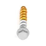 Hex Head Bi Metal Anchor Bolt Concrete Screws Carbon Steel 3/8 316 Stainless