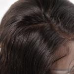 Natural Hairline 100% unprocessed Silky Straight 360 lace band frontal