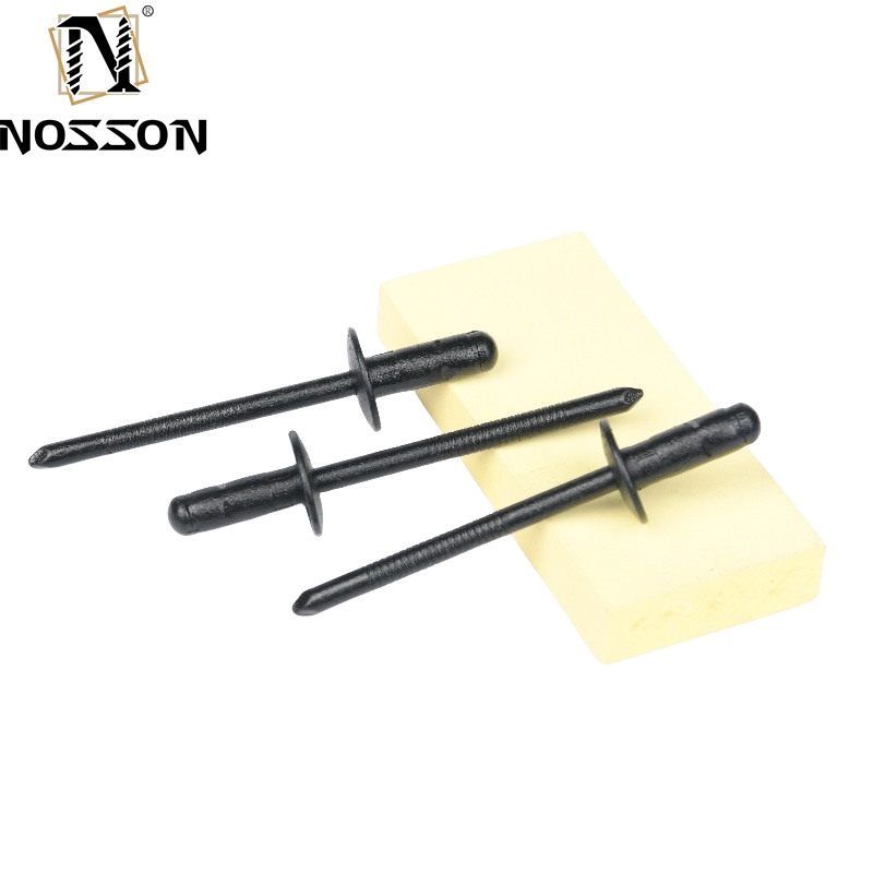 2.4-6.4mm DIN Standard Aluminum Round Head Pop Core-Pulling Blind Rivets with Anodizing Coating from DingQi