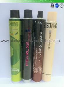 Quality 60ml / 80ml Volume Aluminum Cosmetic Tubes 175mm Length For Shampoo Hair Color Cream wholesale