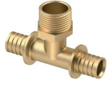 Quality Brass Tee Reducing Male Thread Pipe fittings wholesale