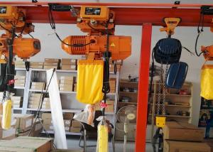 Quality ISO9001 500lb 1000lb Electric Chain Block With Fixed Hook Suspension wholesale
