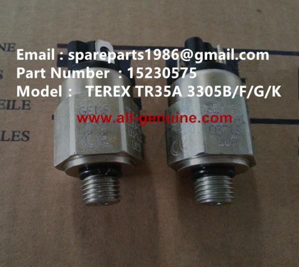 15230575 PRESSURE SWITCH TEREX NHL SANY TR35A 3303 3305 3307 TR50 TR60 TR100
