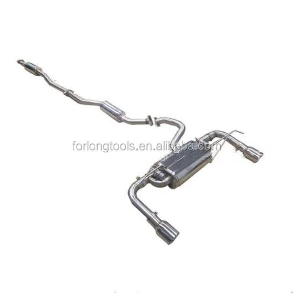 Universal Fitment Glossy Stainless Steel Modified Exhaust Pipe for Mitsubishi
