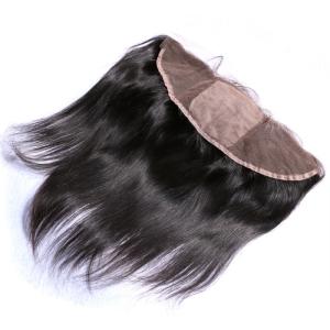 Quality Tight And Neat Indian Hair Lace Frontal 13x4 , Human Lace Front Wigs wholesale