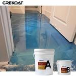 Indoor Metallic Stained Concrete Floor Esistance To Chemicals And Imperfections