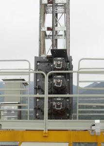 Quality Low Starting Current Buck Hoist Elevator , Rack &amp; Pinion Elevator Cage Height Internal 2.35M wholesale