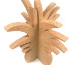 OEM ODM Decorative Cork Boards Table Handicrafts 3D Pineapple Shape