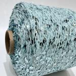 Customized 1/2.3NM Sequin Yarn Crochet Cotton Blended Yarn 55% Cotton 45%