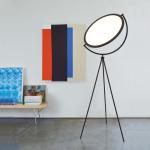 Modern Minimalist Art White Black LED Floor Lamp Nordic Living Room Decoration