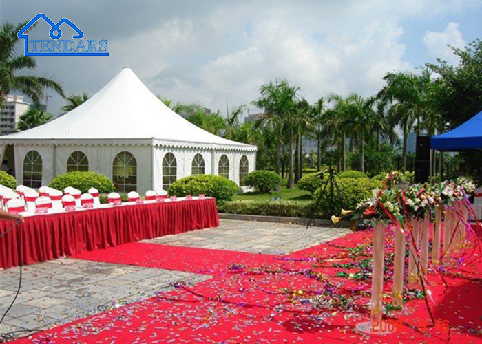 Newest Pagoda Party Tent Aluminum Waterproof Custom Size&Color Trade Show Tent For Sale