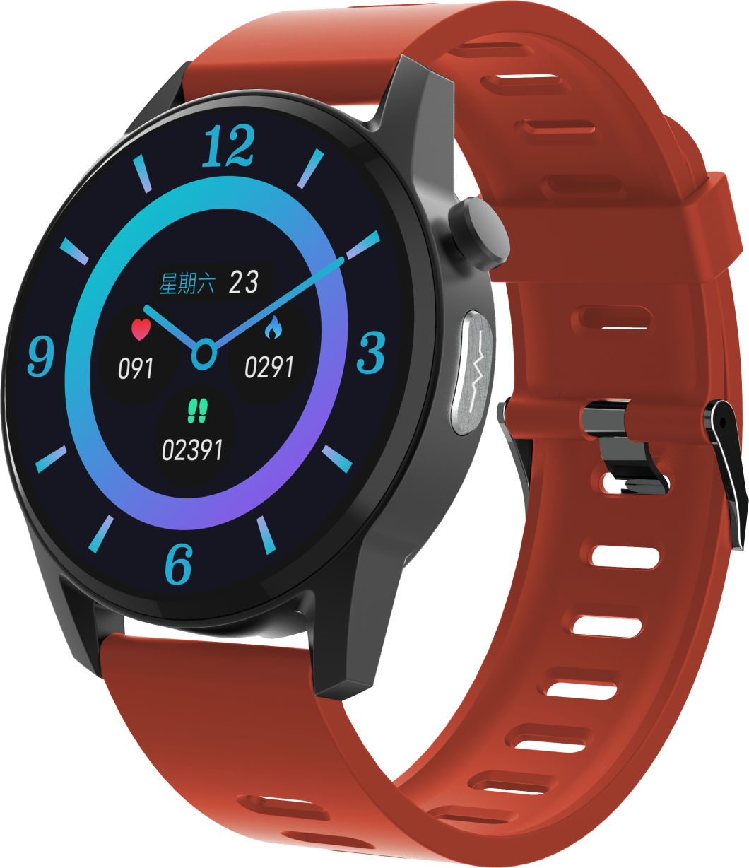 Hot Sell Full Touch Round Display Reloj Smart Watch Sw11z with ECG, Blood Pressure Hrv Monitor