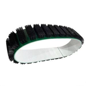 Quality Industrial Belt Brush Conveyor Belt Cleaning Brush Rubber PVC Base wholesale