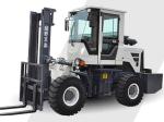 Construction work muddy ground 3.5ton diesel forklift 4x4 for outdoor use