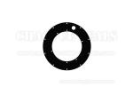 1.5 Mm DOT 4 Brake Round Rubber Gasket Oil Resistance Black EPDM Gasket